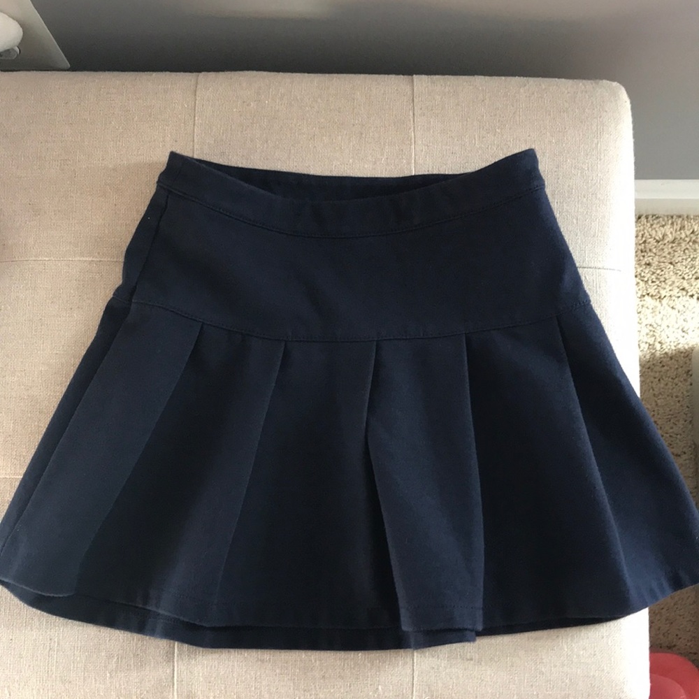 Gap kids blue pleated skirt